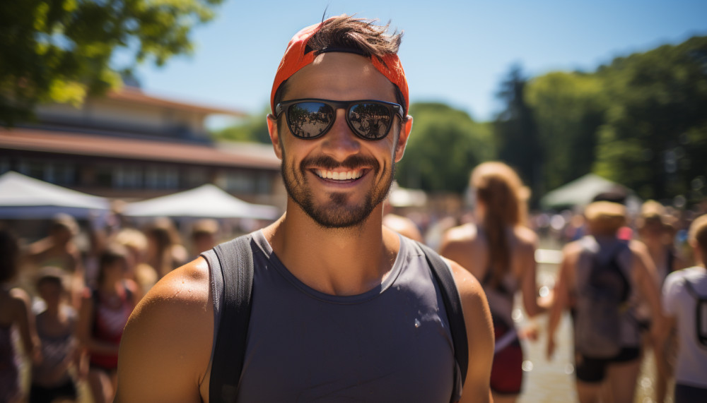 Dietro le quinte di una gara di triathlon